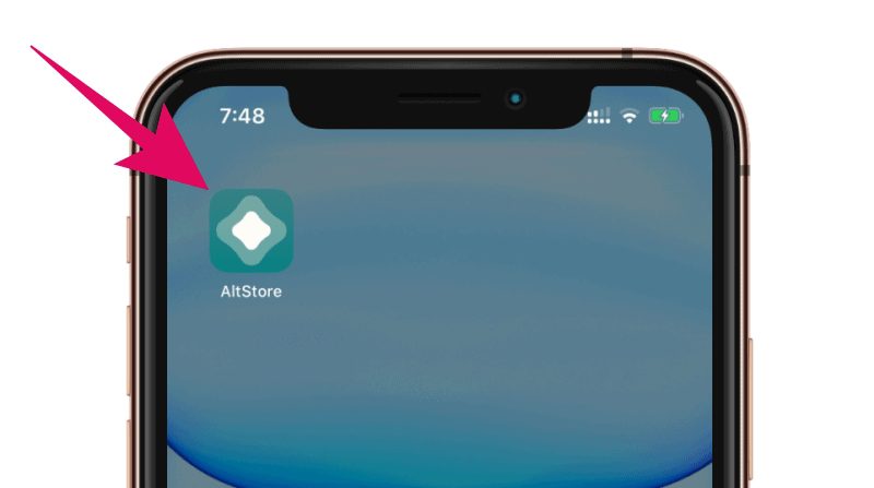AltStoreon iPhone AltStore on iPhone