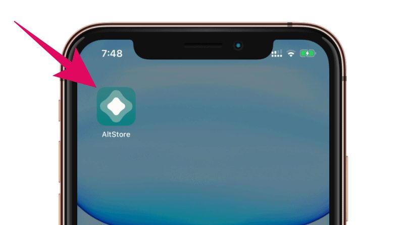 AltStore on iPhone