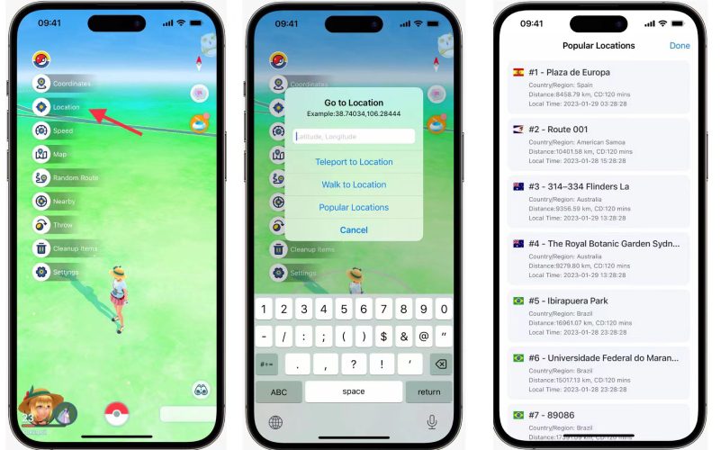 How to teleport in pokemon go