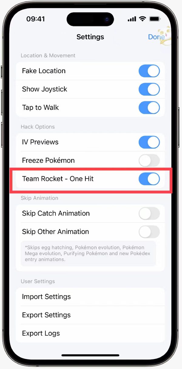 pokemon go one hit